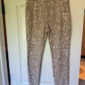 BB Dakota by Steve Madden Tan Leopard Print Sweat Pants